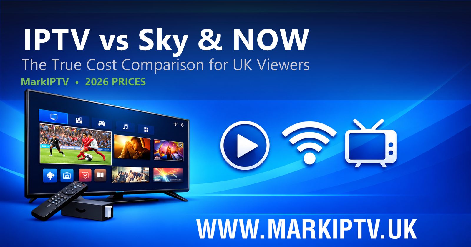 IPTV vs Sky and NOW: The True Cost Comparison (UK, 2026)